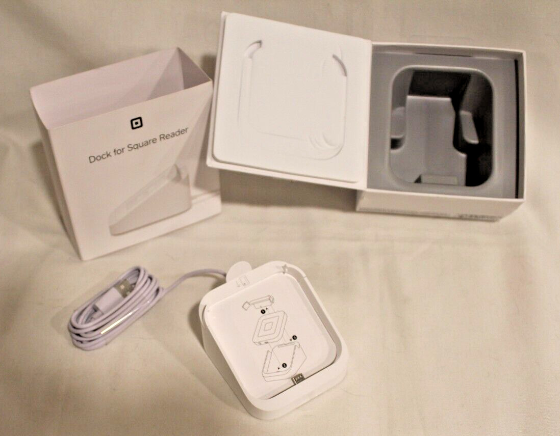 Dock for Square Reader A-SKU-0120 With USB Cord NEW Open Box