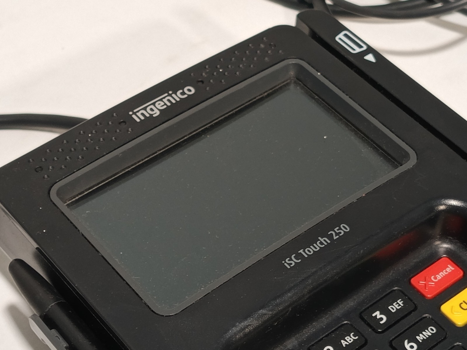 Lot of 2 Ingenico iSC Touch 250 Payment Terminal POS Credit Card Reader Black
