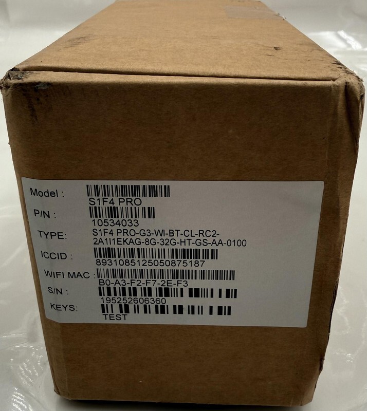 CASTLES TECHNOLOGY S1F4 PRO 10534033 SATURN1000 MOBILE TOUCH PAYMENT TERMINAL