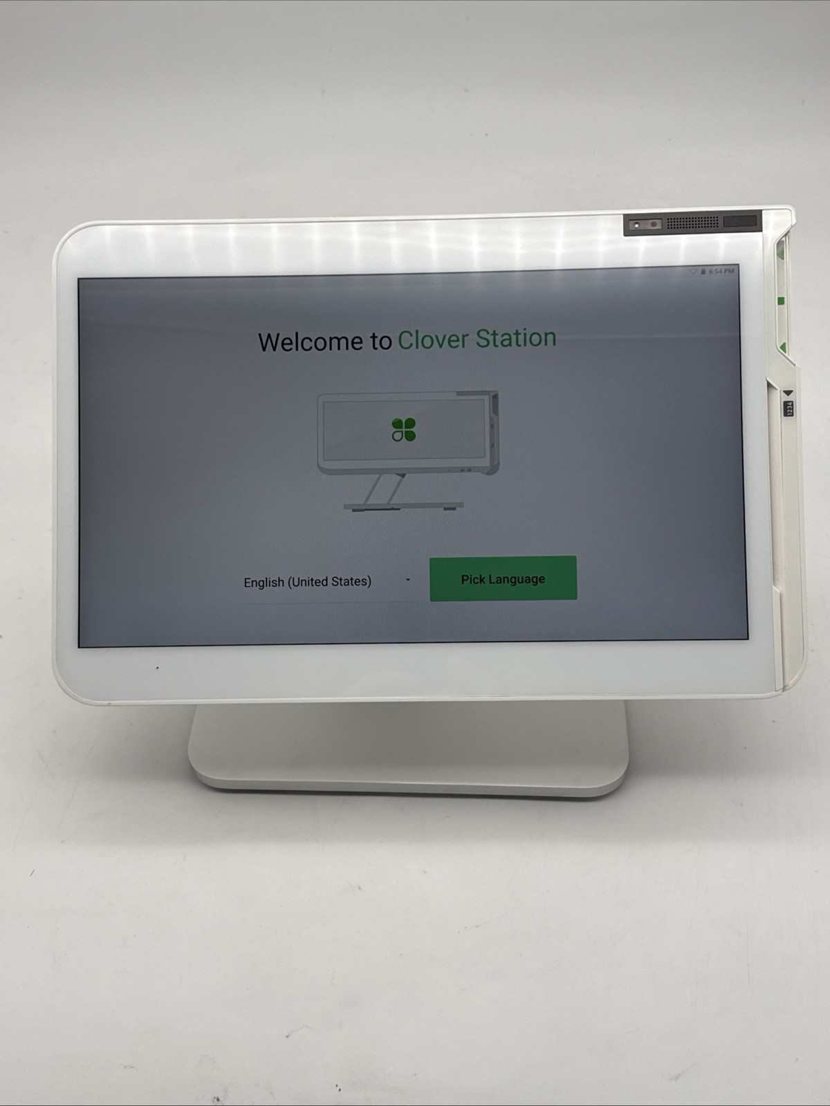 Clover Station C500 Point of Sale POS System Display unit only | Reset