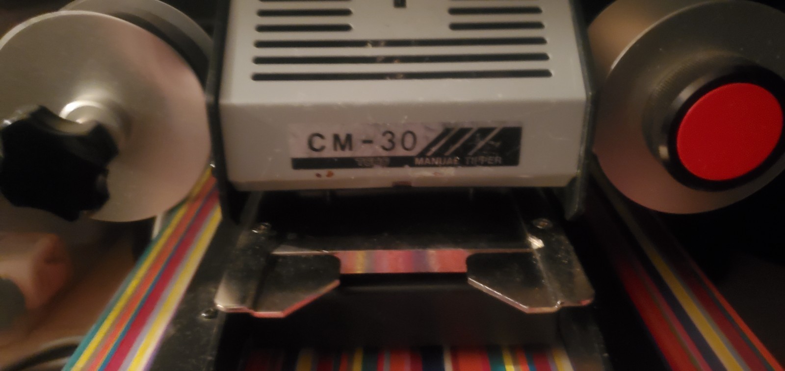 TOHO CM-30 Manual Tipper for Plastic Cards and Credit Card Machine Temp Control