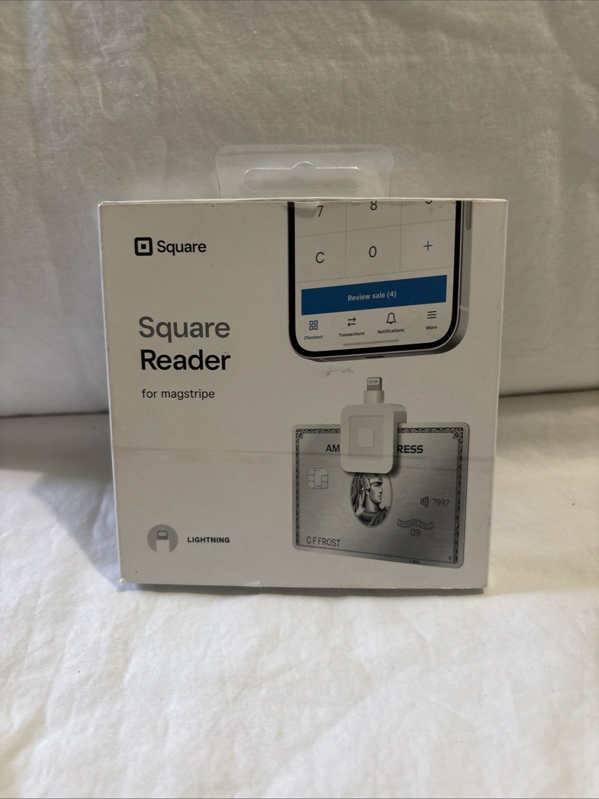 Square® Credit Card Reader for Magstripe, iPhone iPad Lightning Connector NIB