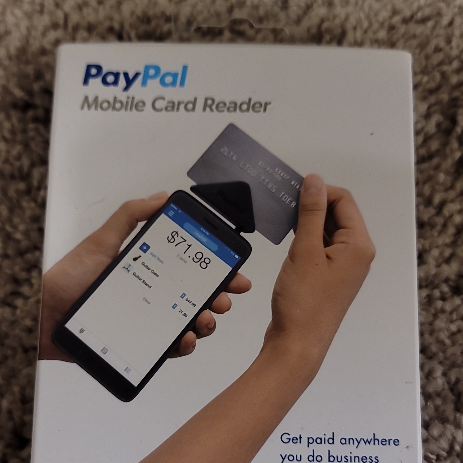 PayPal Mobile Card Reader 402901067A0398, iOS Android Windows Credit Card Reader