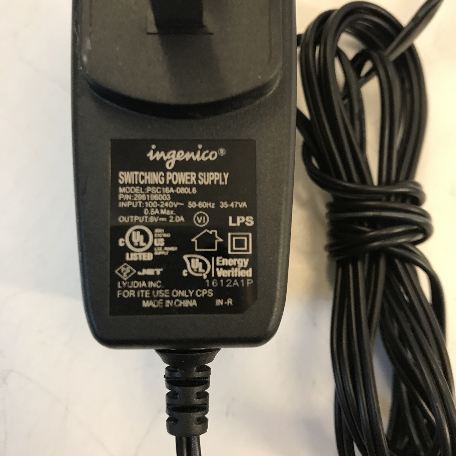lot of 5 Ingenico IPP350 Credit Card Terminals powers on