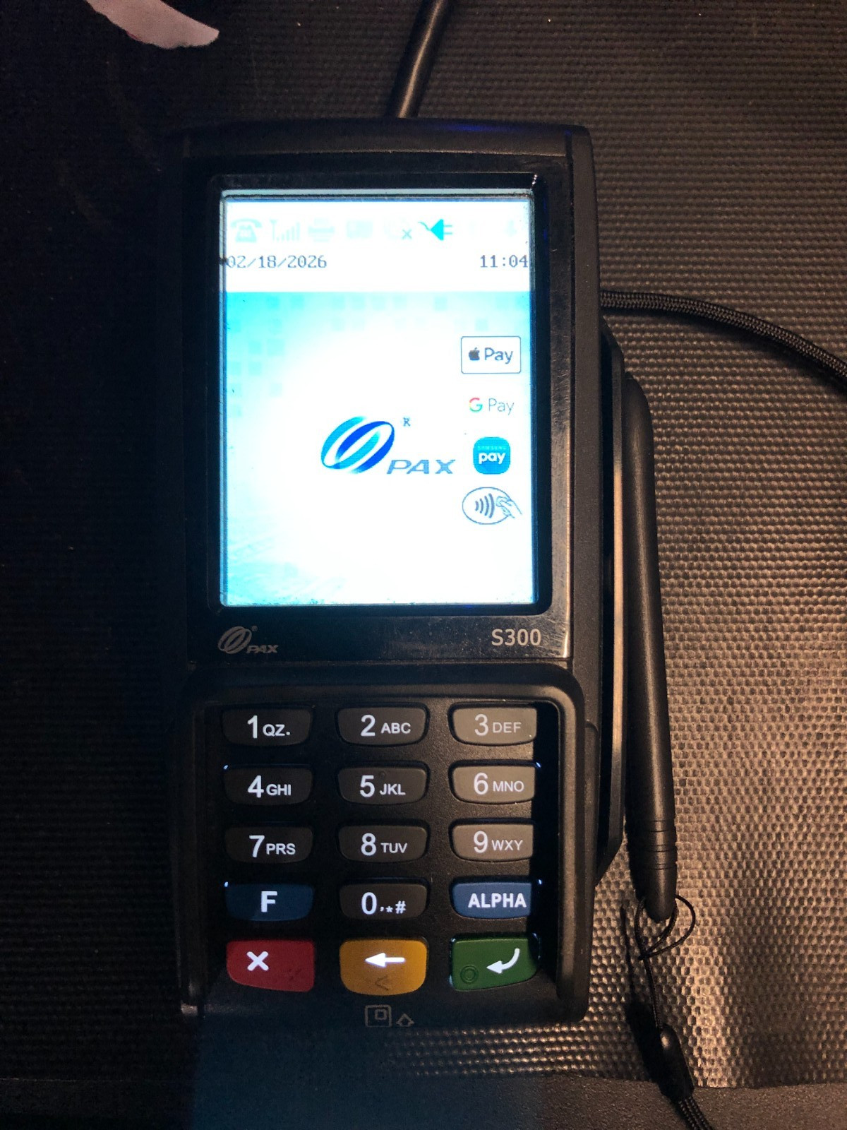 PAX S300 Integrated PIN Pad Credit Card Terminal
