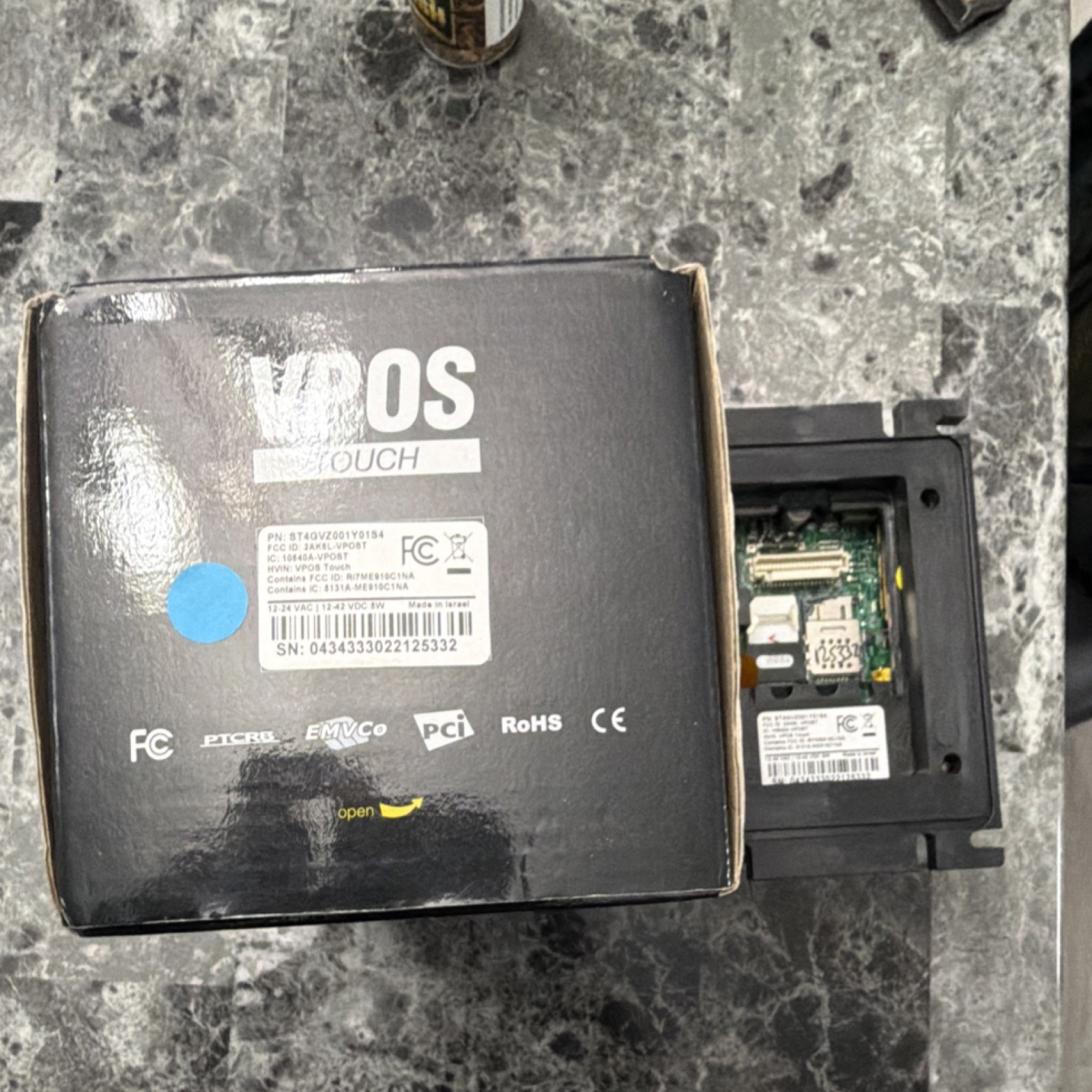 Nayax VPOS Touch Wired Credit Card Terminal Reader ST4GVZ001Y01S4 Series