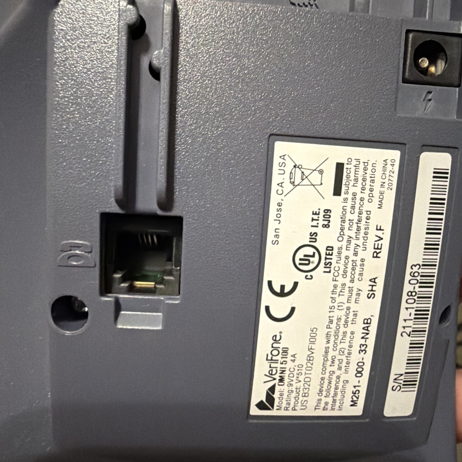 Verifone VX510 Credit Card Terminals Reader Omni 3730