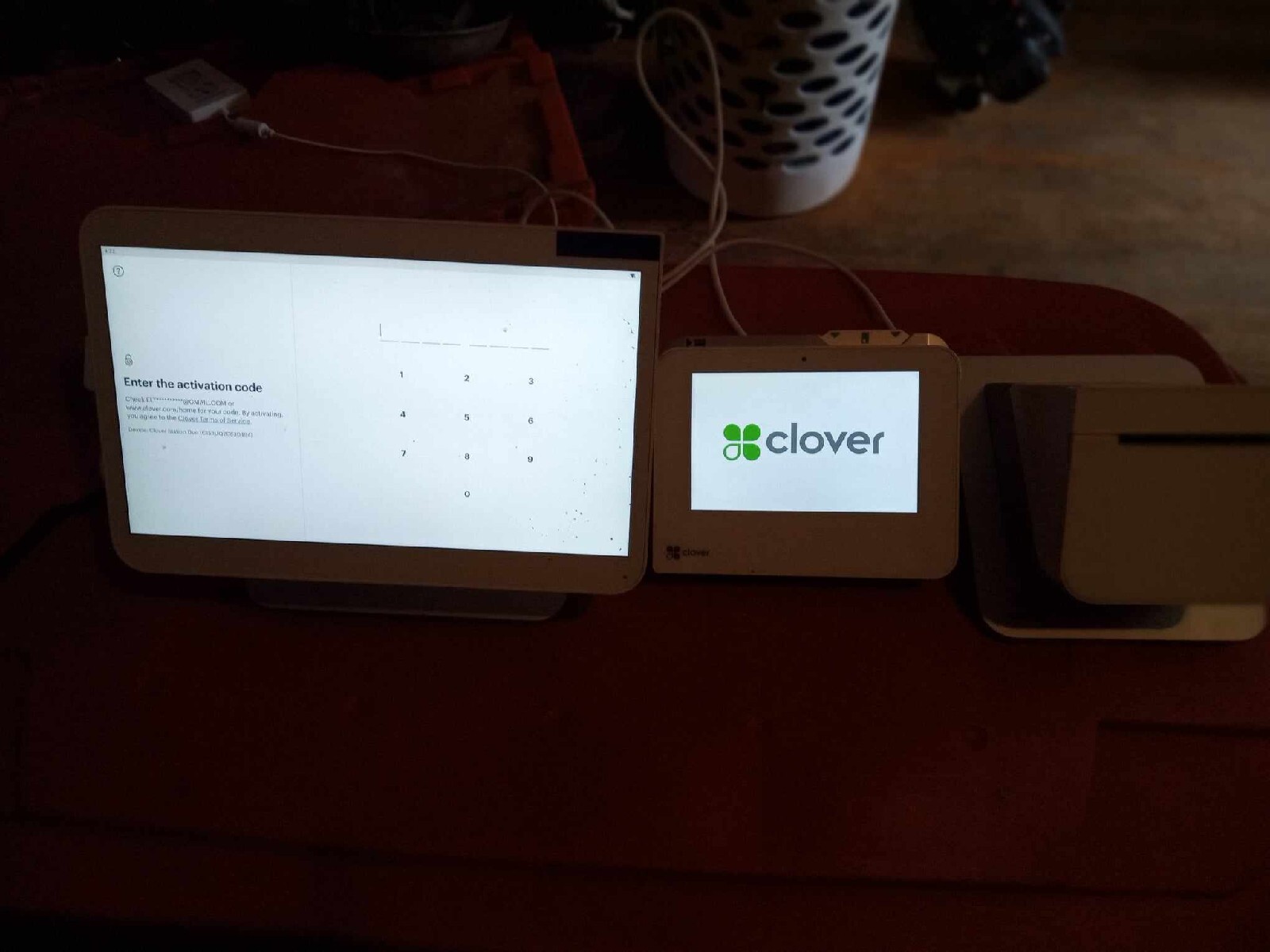 Clover Station Pro C503 POS System – Terminal, Display, Printer, Hub – Used