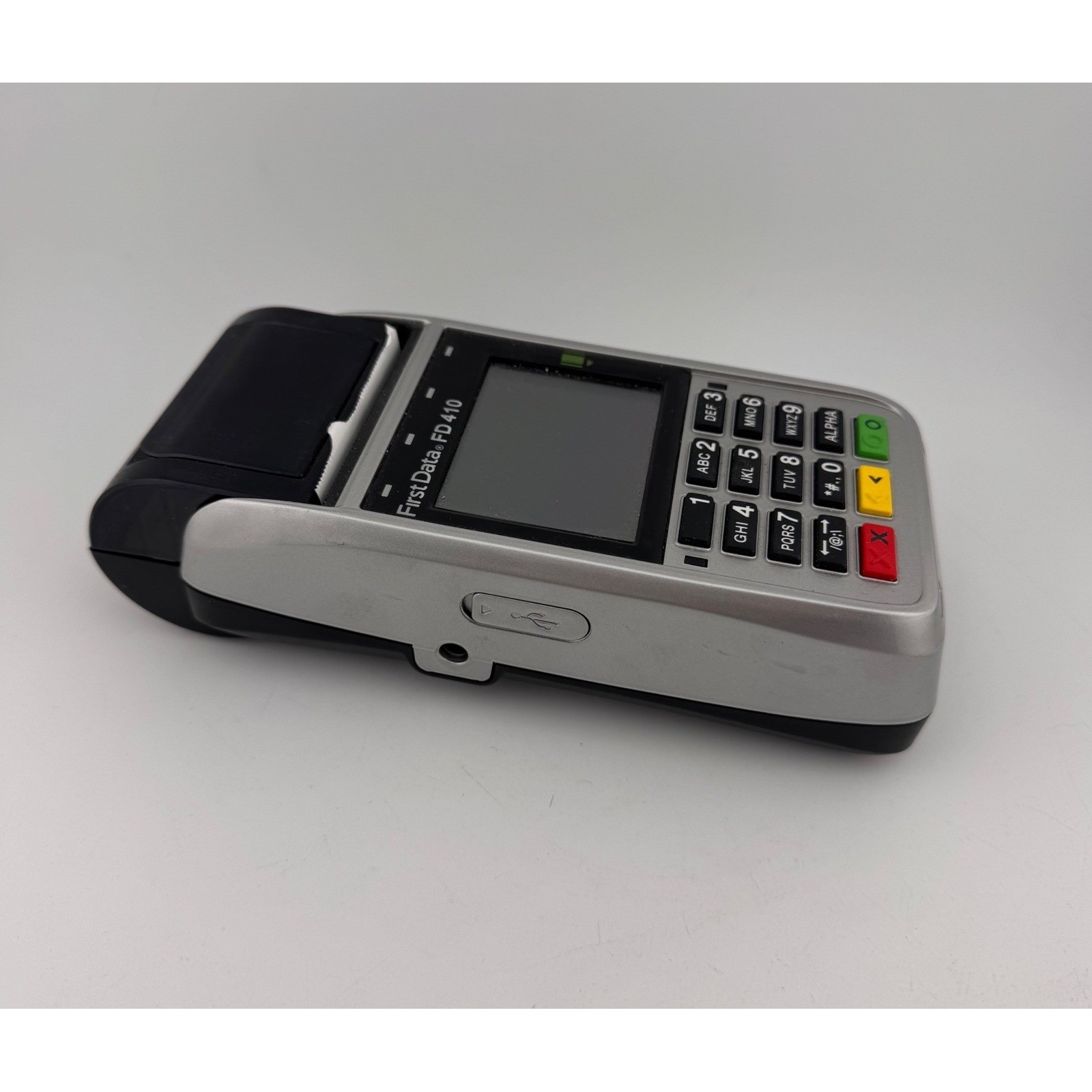 First Data FD410 Credit Card Terminal POS Machine With Printer UNTESTED