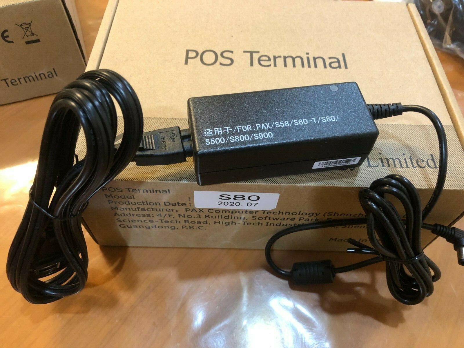 PAX S80,A80 ORIGINAL POWER PACK ADAPTER, Big Order Had Good Price