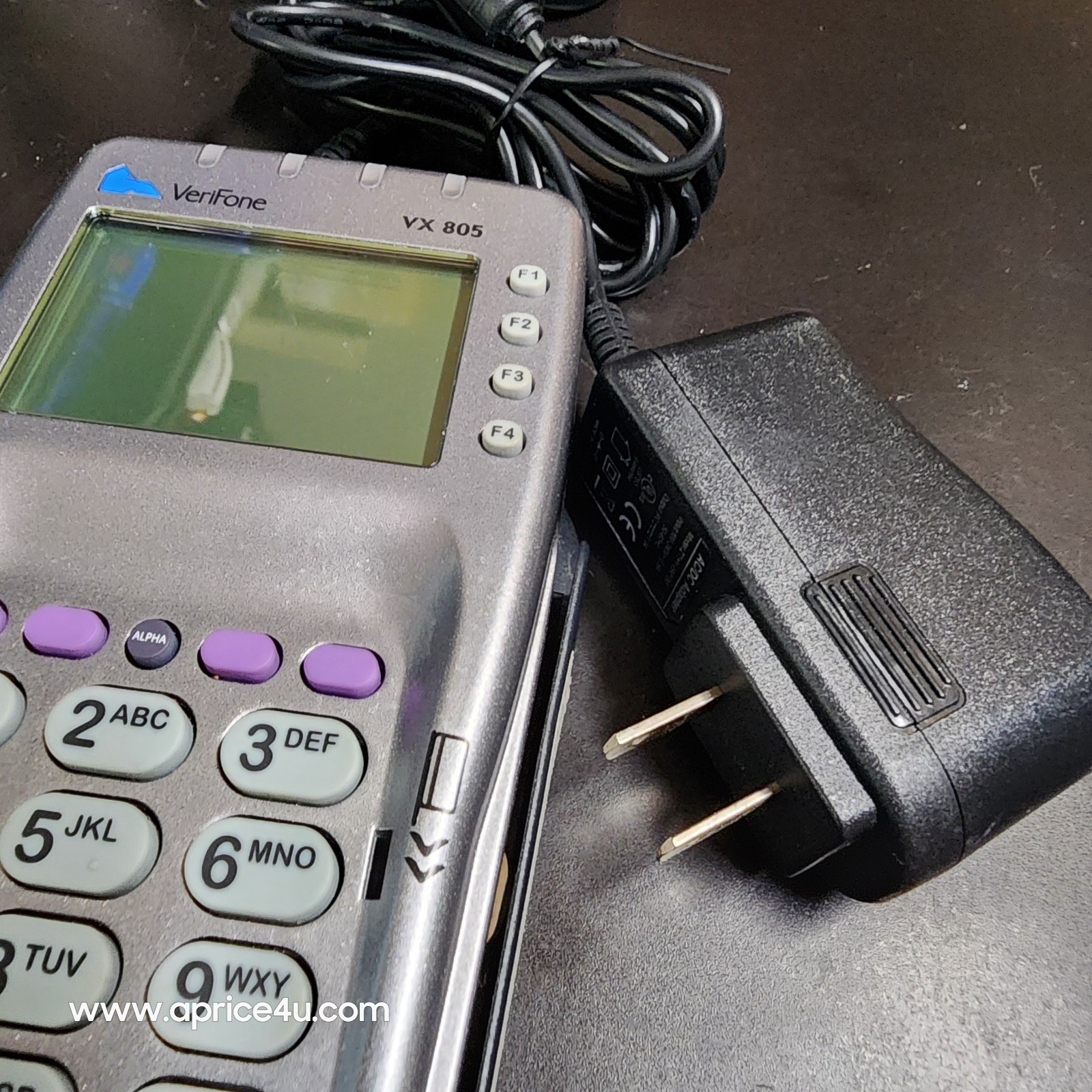Verifone VX-805 Pin Pad Card Reader Keypad Tested W- Power Supply