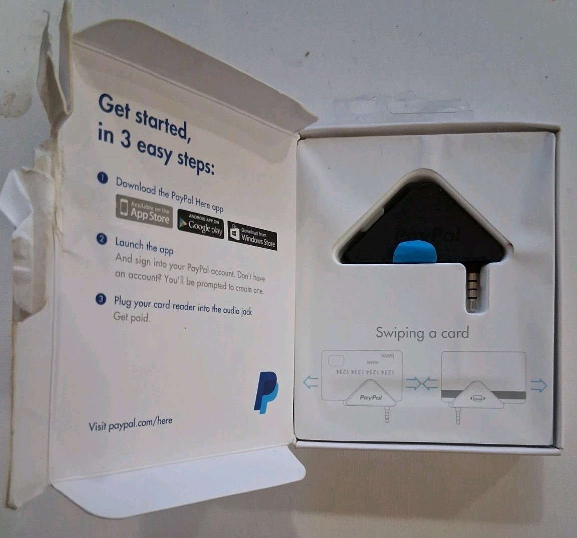 Paypal Mobile Card Reader Swiper for iPhone & Android