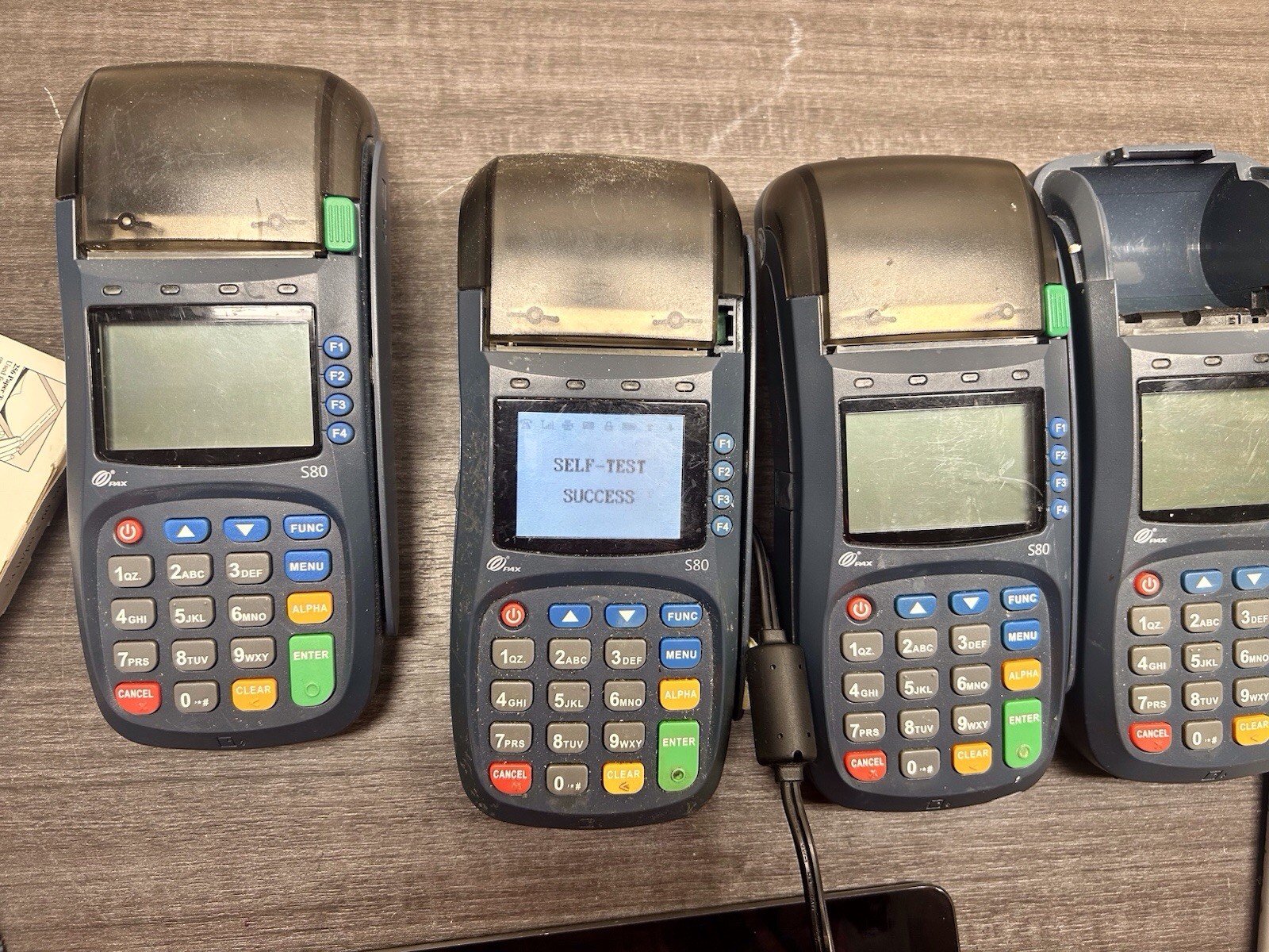 Lot Of 4 PAX S80 EMV NFC Credit Card Machine “Locked” |#D76