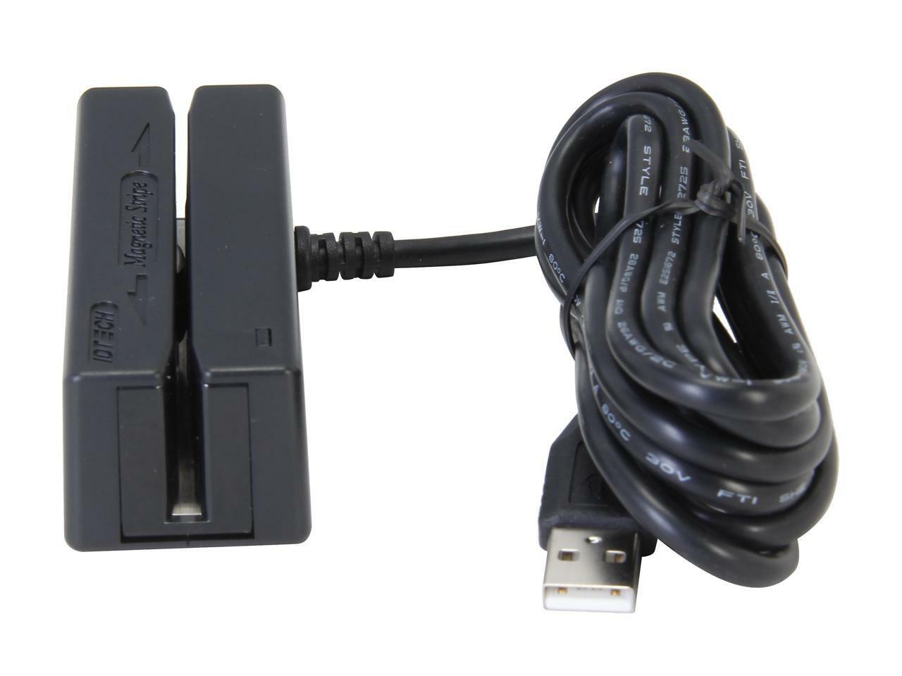ID TECH IDMB-334133B MiniMag II MagStripe Reader (Black) USB/Keyboard Emulation,