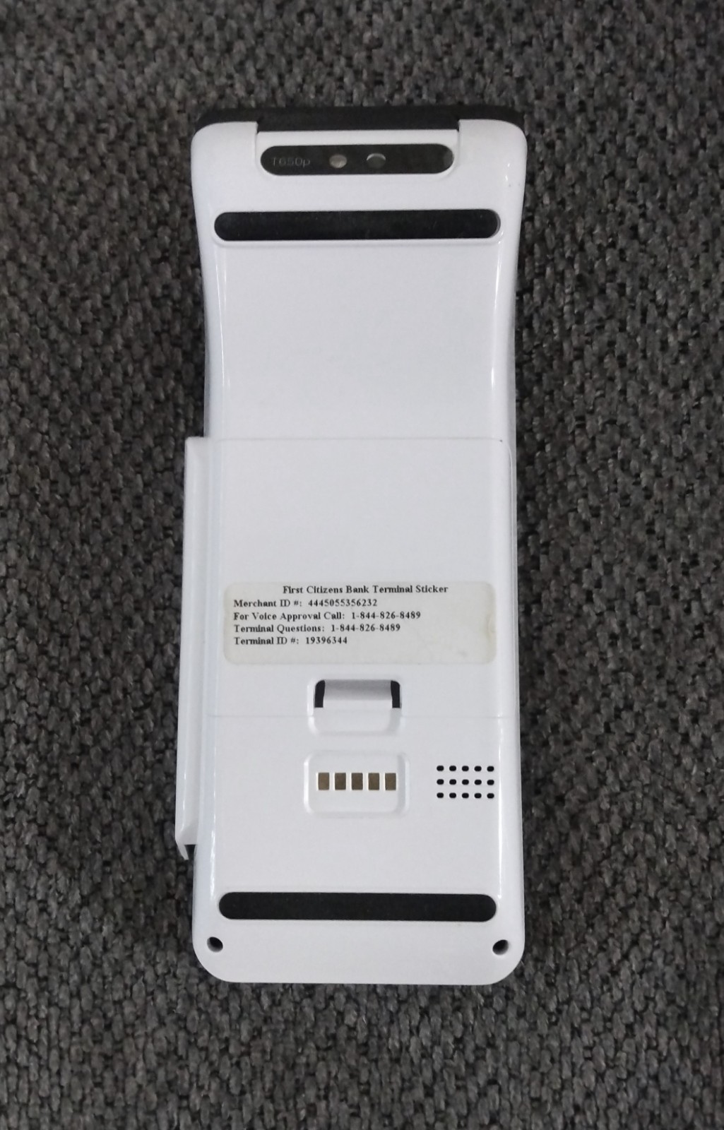 Verifone Model T650P Credit Card Terminal POS Device