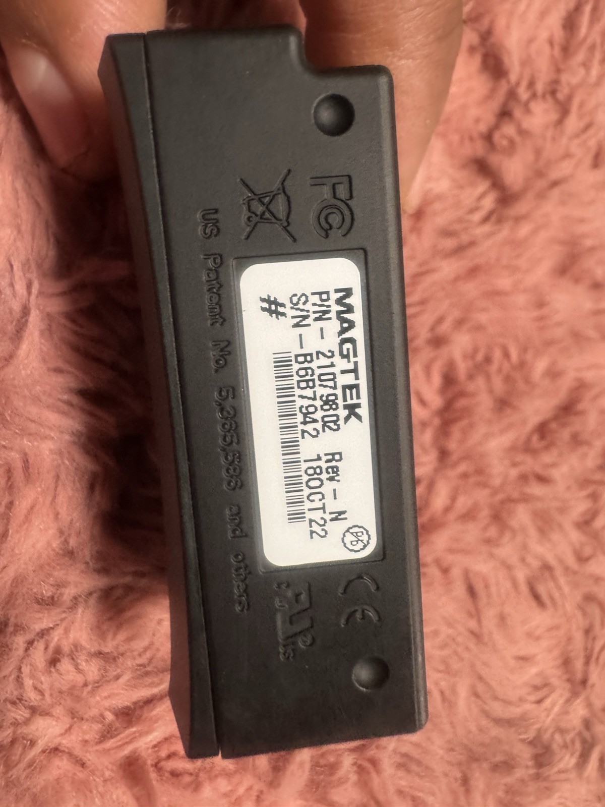 Magtek 21079802 Rev N eDynamo Secure Mag/EMV Chip Mobile Credit Card Reader