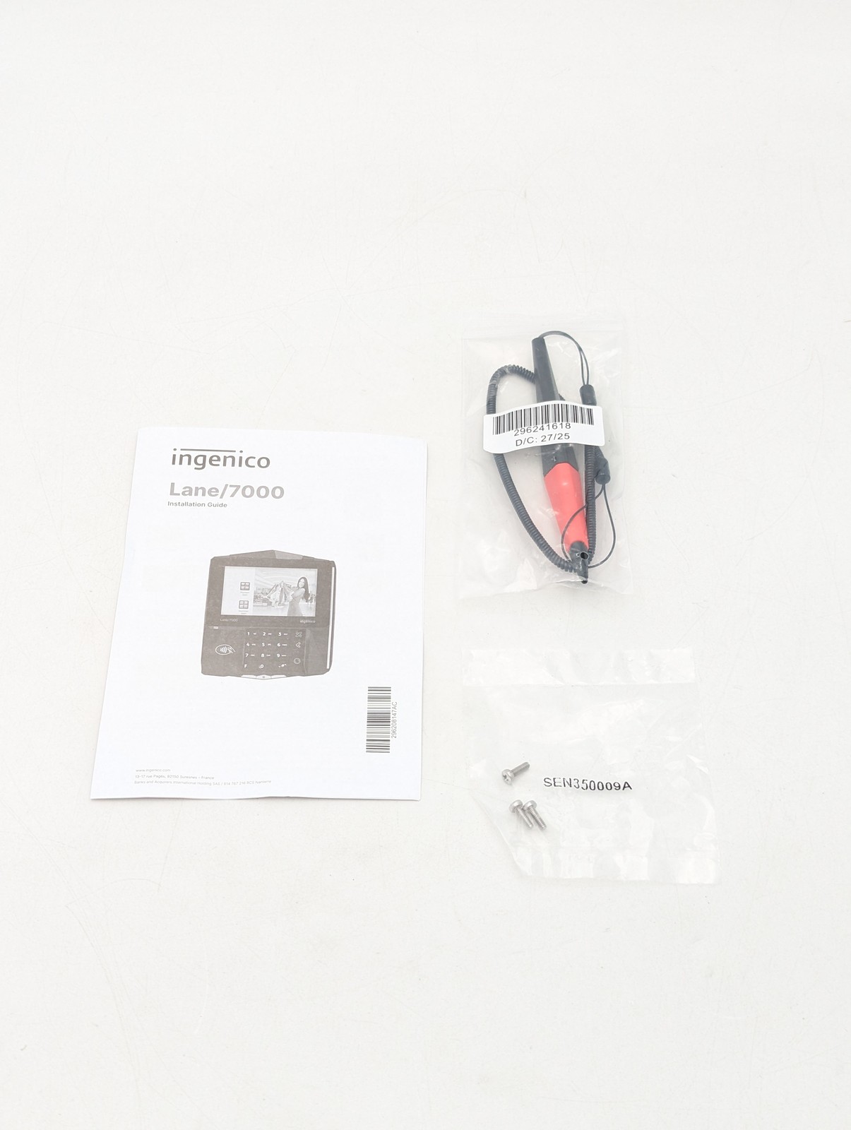 Ingenico Lane/7000 Credit Card Payment Terminal (LAN700-USFDP23A) | Black
