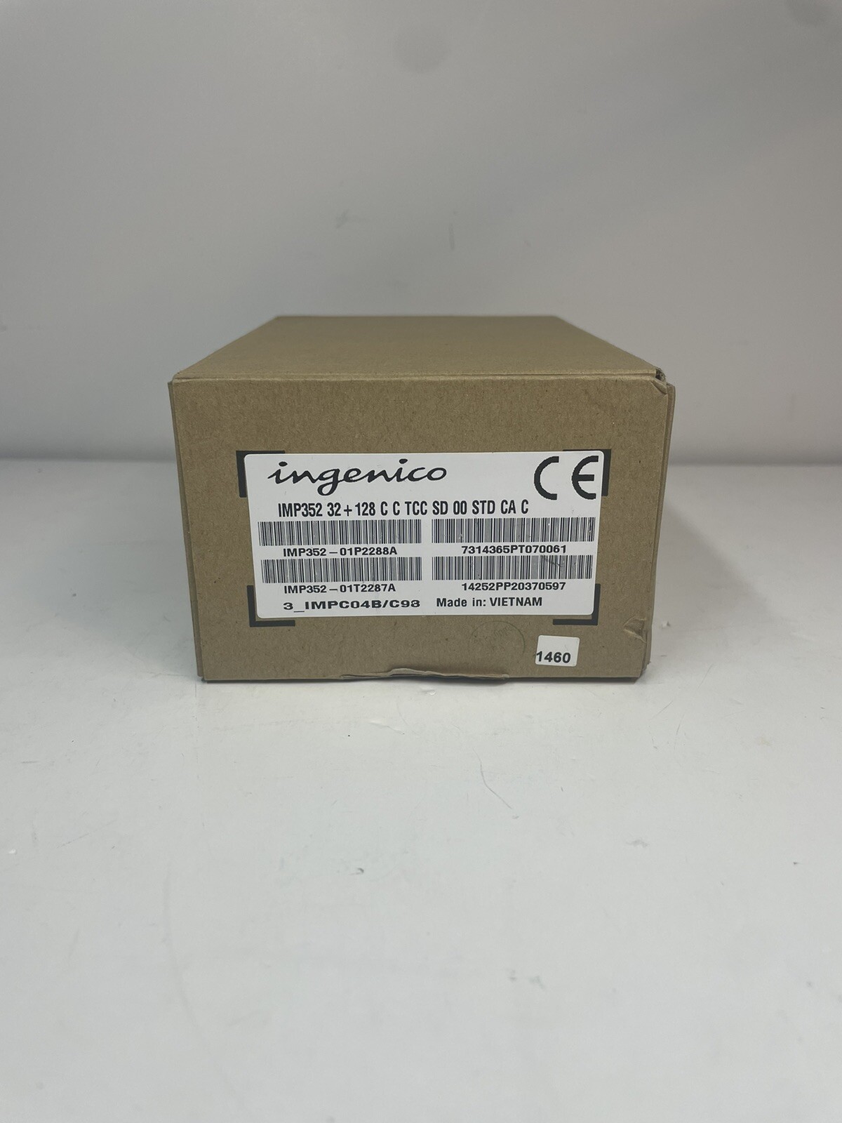 Ingenico Bluetooth Companion Wireless Payment Terminal IMP352 + 128 *OPEN BOX*