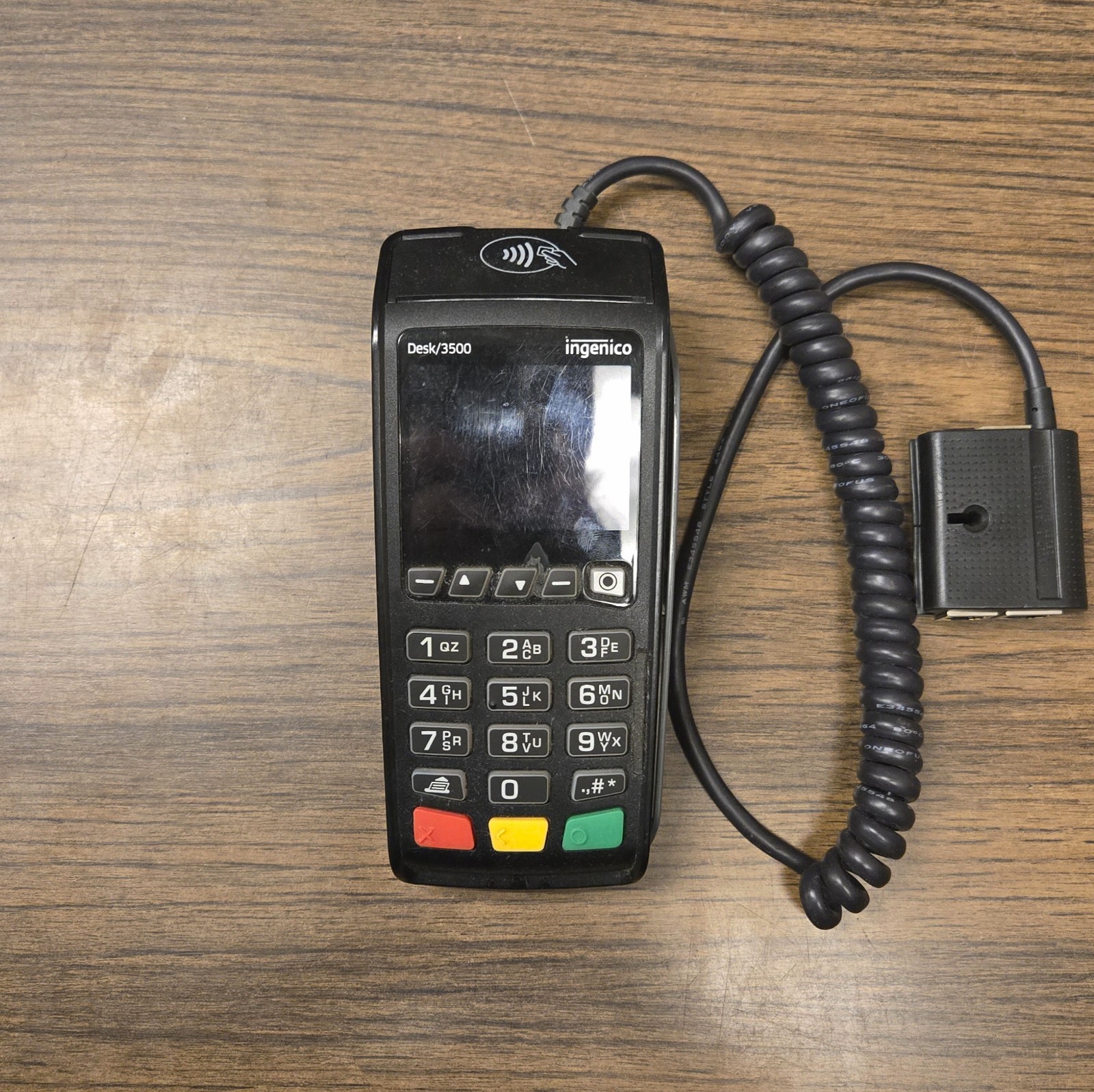 Ingenico Desk 3500 WiFi Payment Terminal with Power Supply
