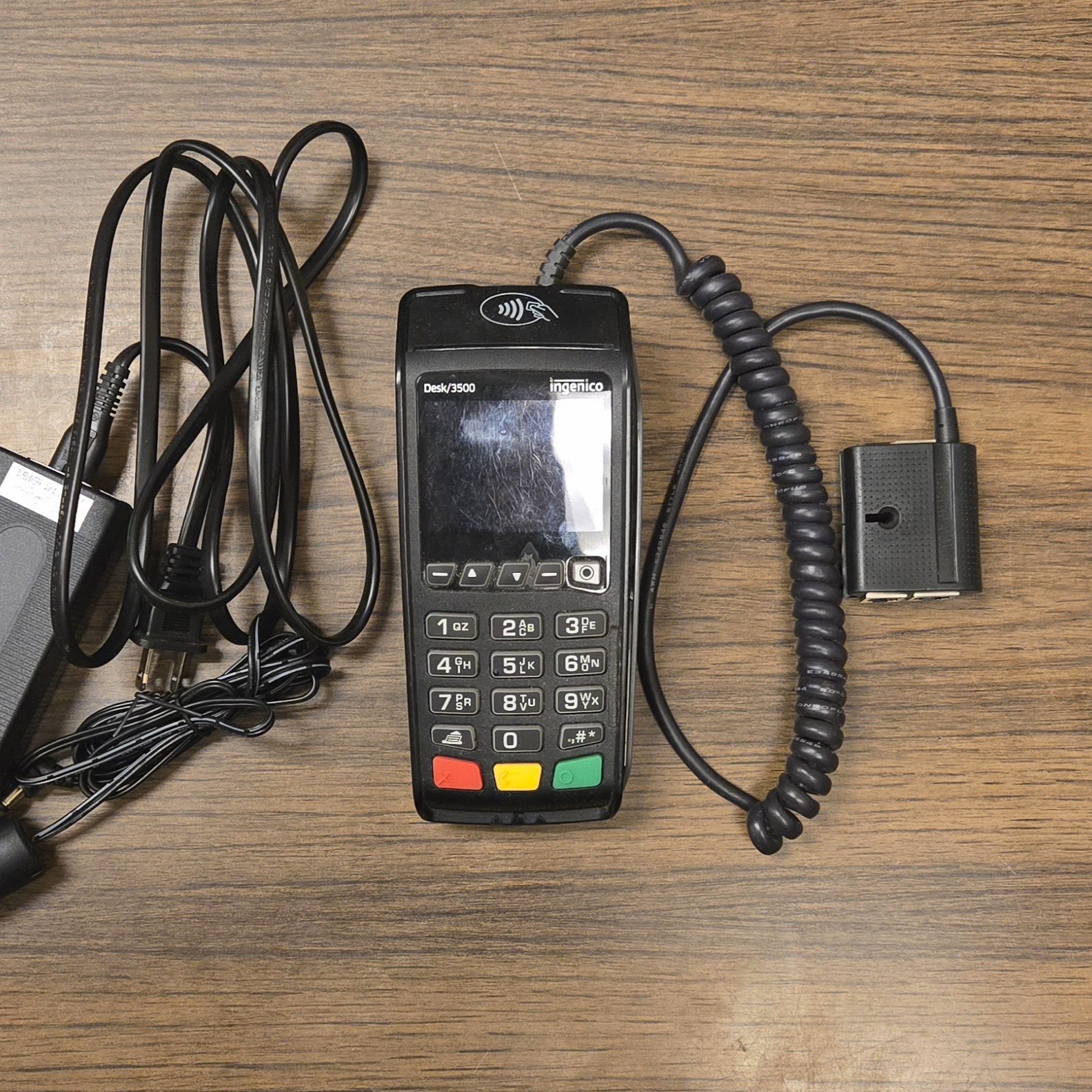 Ingenico Desk 3500 WiFi Payment Terminal with Power Supply