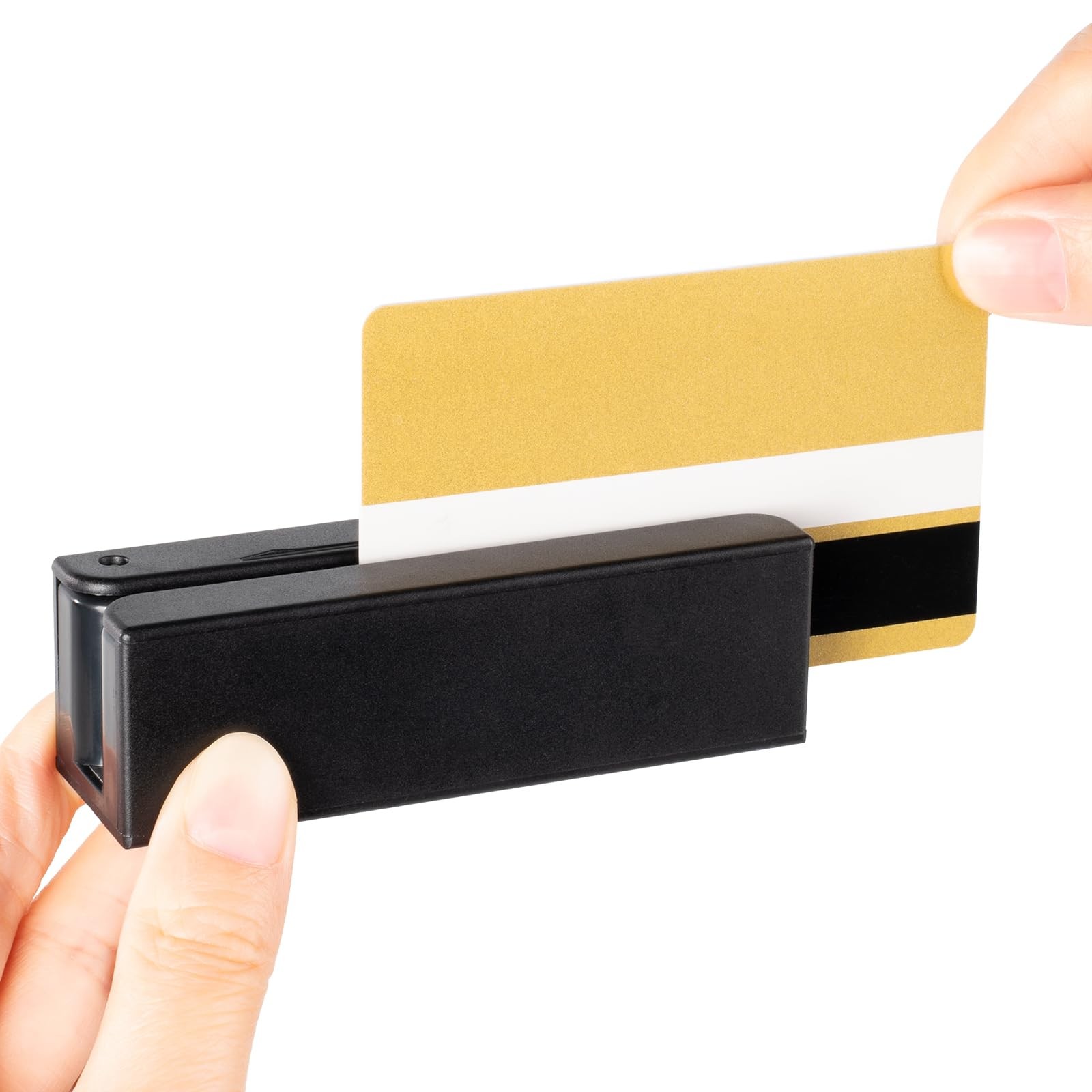 Msr90 Swiper Magnetic Credit Card Reader USB 3-Tracks Hi/Lo Data Collector, Mini