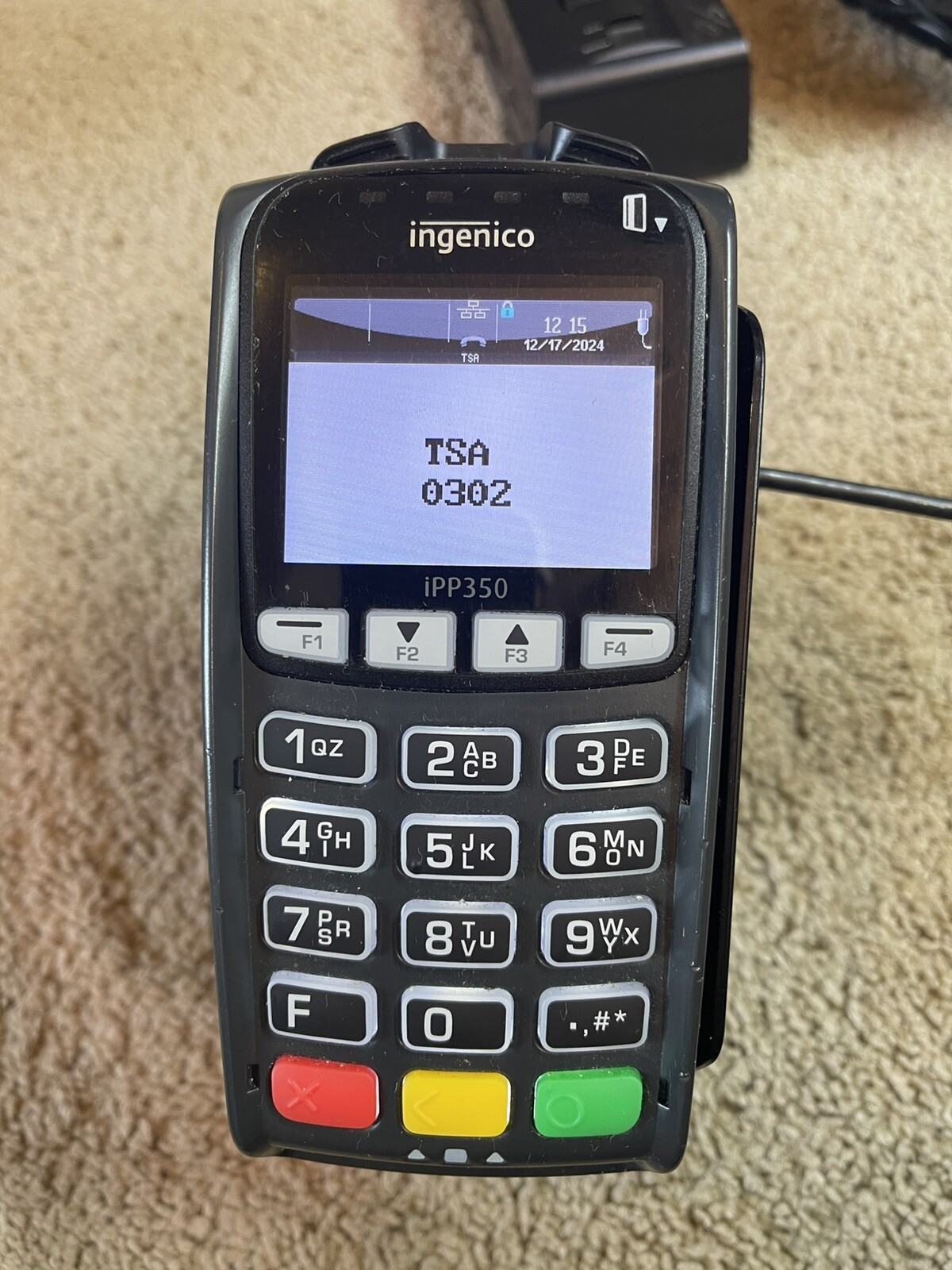 Lot Of 5 Ingenico IPP 350 USB Credit Card Terminal + (5) Stand Sen351009