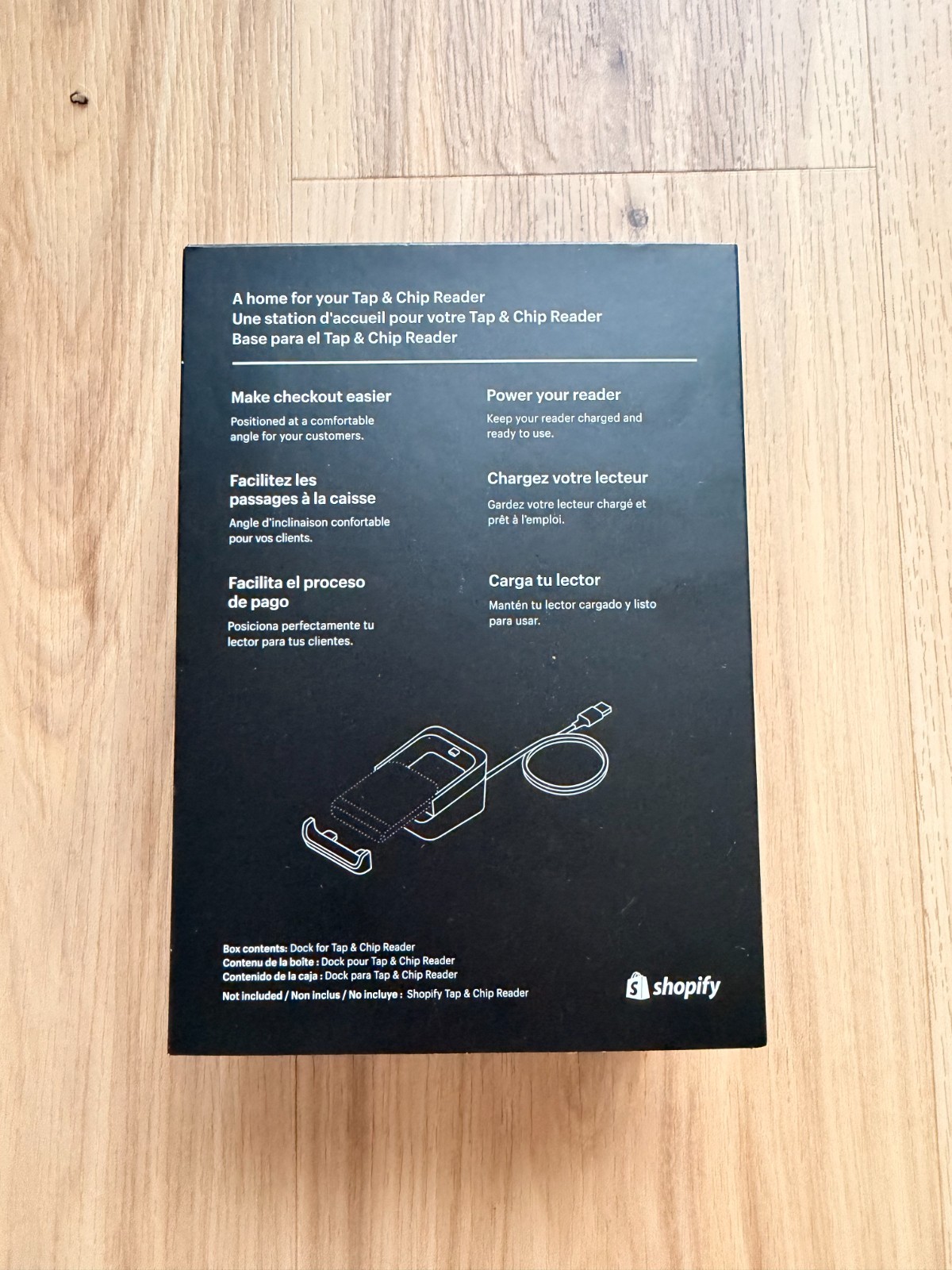 New Shopify Dock for Tap and Chip Reader S1802B