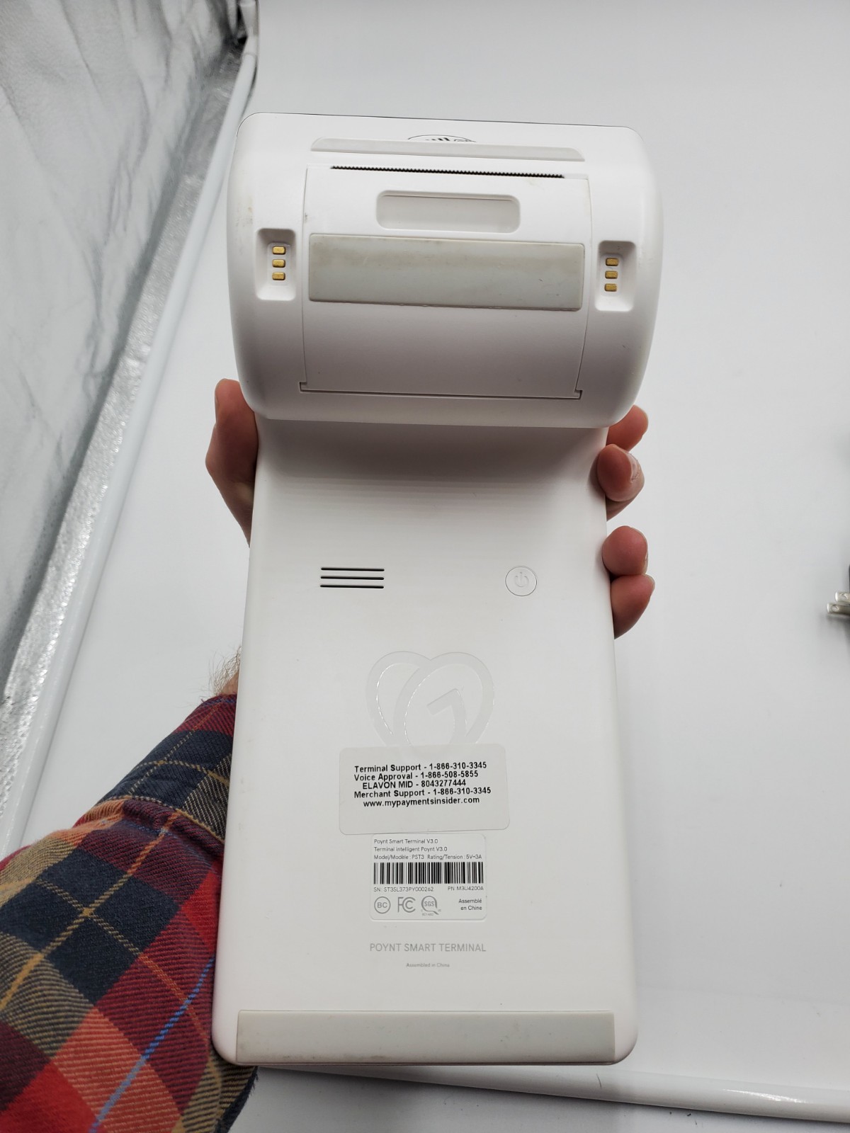 GoDaddy POYNT PST3 Smart Terminal Card Reader – Read Desc. Needs Factory Reset