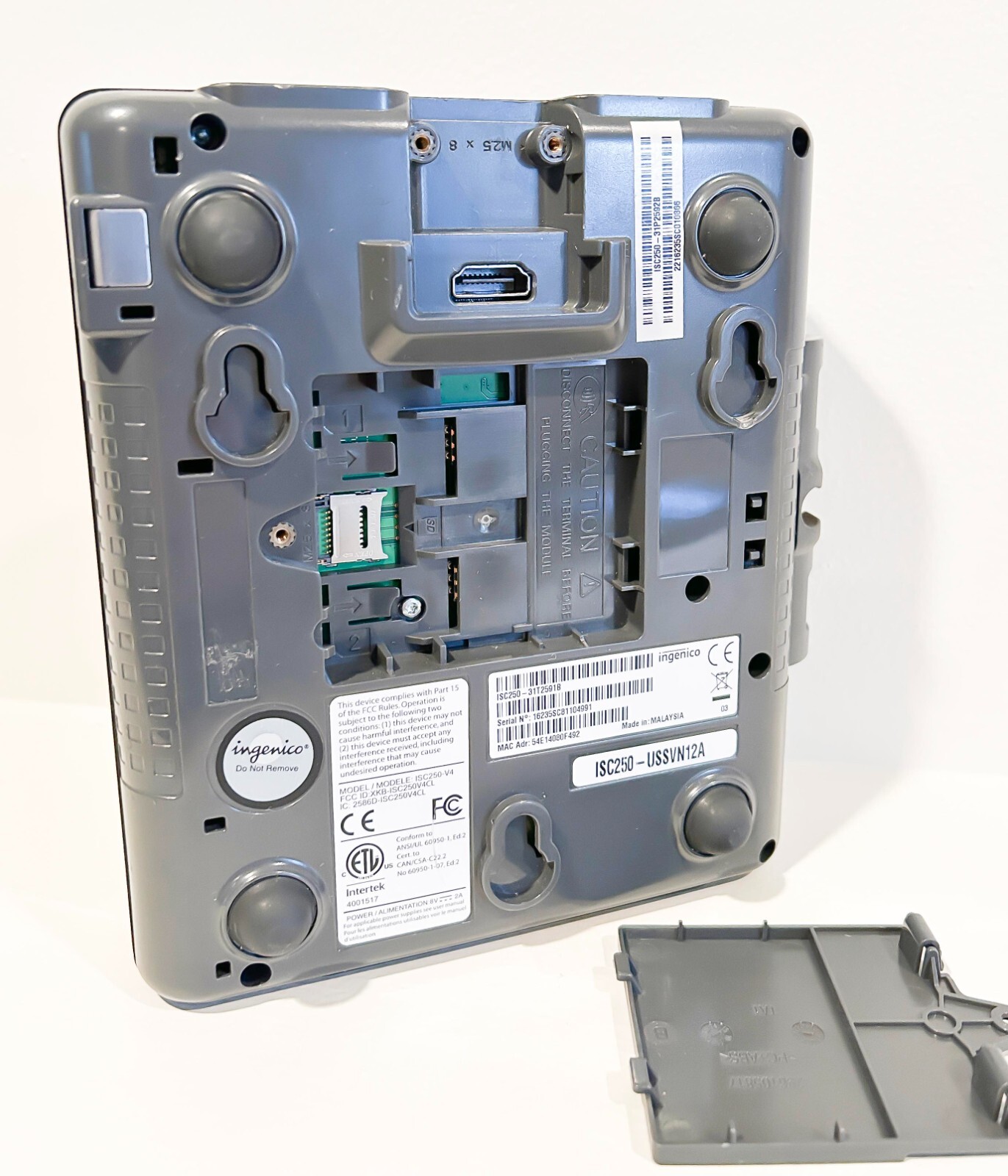 Ingenico ISC250-V4 Payment Terminal iSC Touch 250 – NO CABLES OR ACCESSORIES