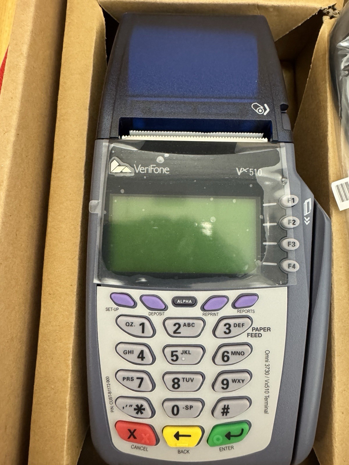 New Verifone VX510 Omni 5100 Credit Terminal Reader Open Box