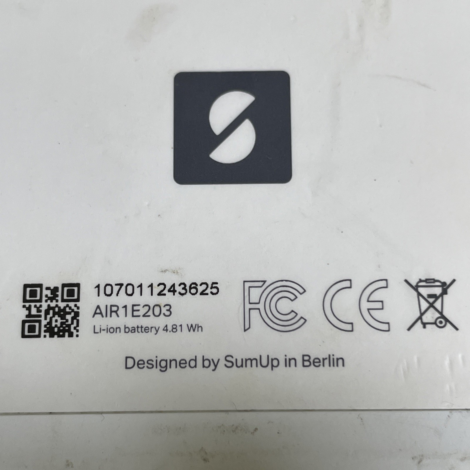 SumUp Plus Card Reader Bluetooth NFC RFID Credit Card Reader UNTESTED
