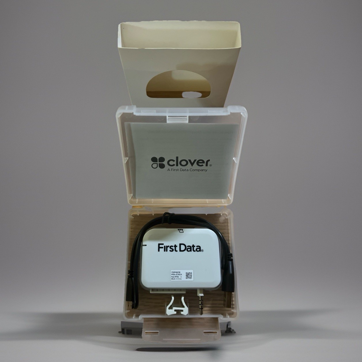 Clover Go Chip Card Reader RP350X with Charging Cable Credit Card Compatible