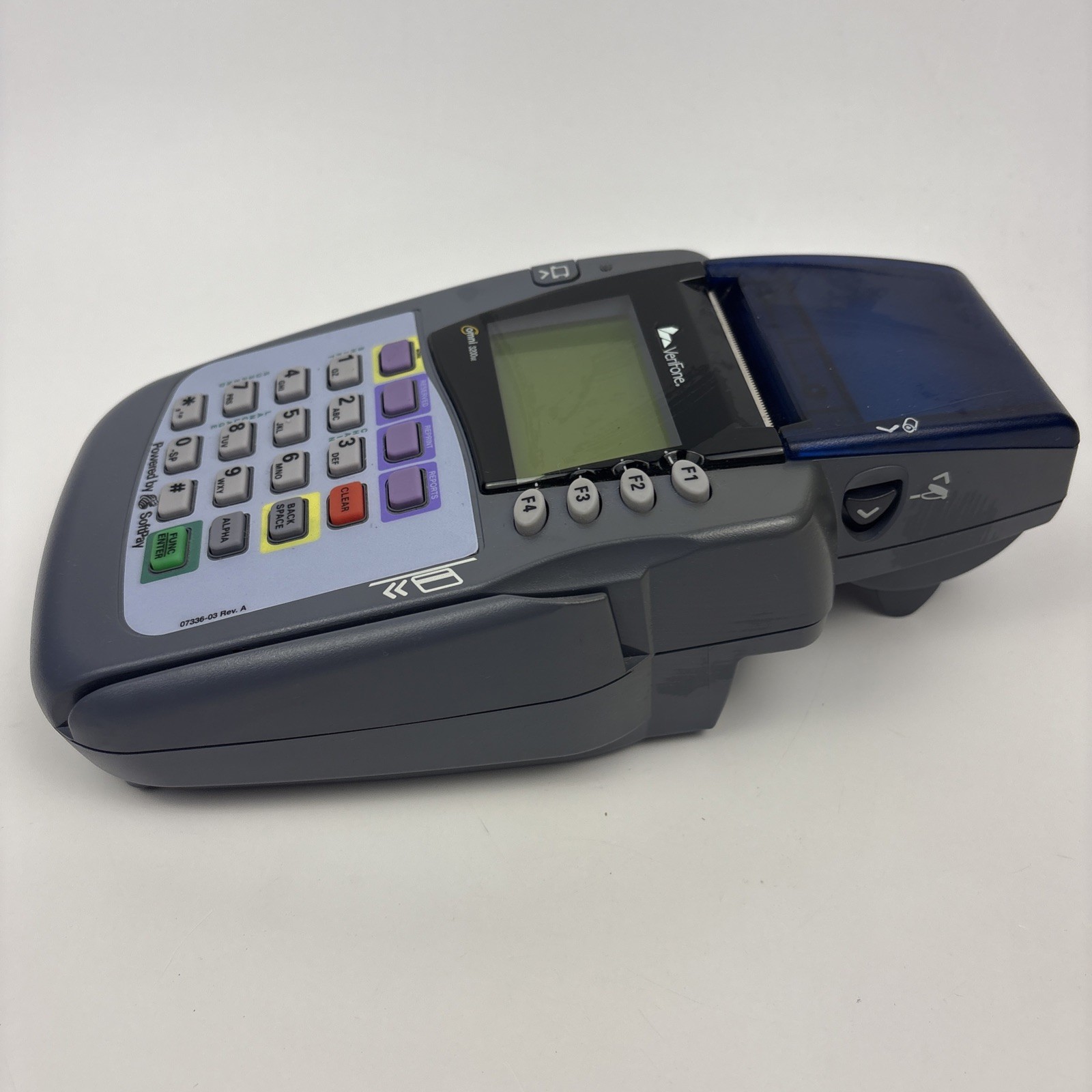 VeriFone Omni 3200SE Credit Card Payment Terminal POS Untested No Power Cord