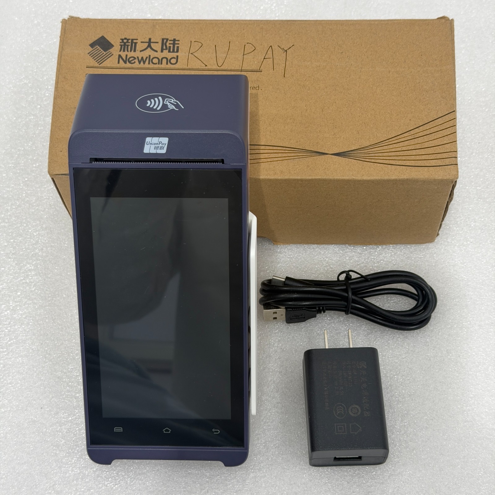 NEWLAND ANDROID POS PAYMENT TERMINAL CONTACTLESS CARD READER RECEIPT PRINTER