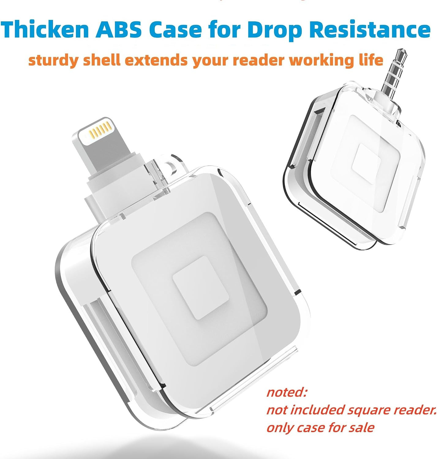 Lanyard Case for Square Reader for Magstripe with 3.5Mm Headset Jack or Lightni