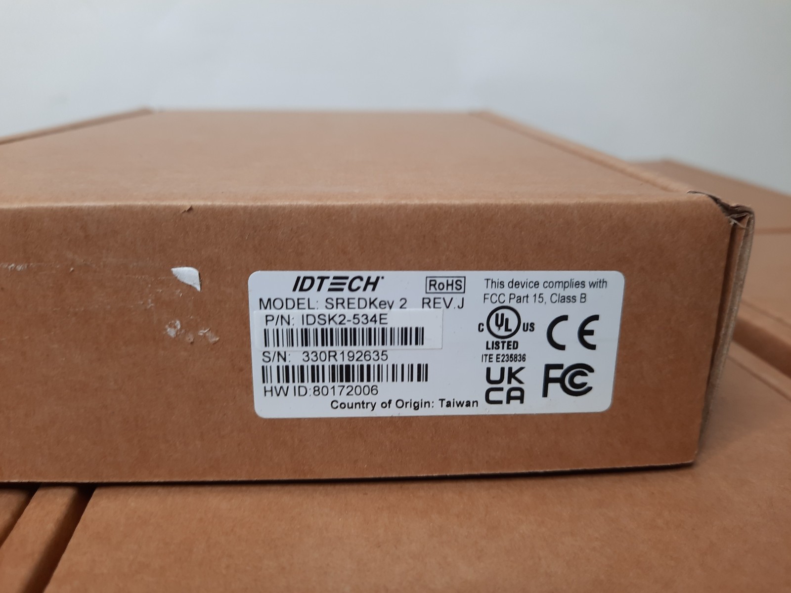 Lot of 29 IDTech SREDKey 2 Magstripe Credit Card Swipe Reader