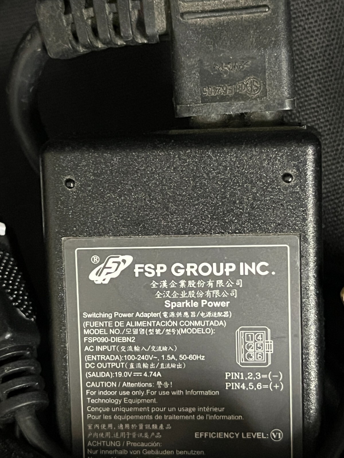USED | Genuine 90W FSP 6-Pin AC Adapter NCR Power Supply 19V 4.74A w | LOT OF 5
