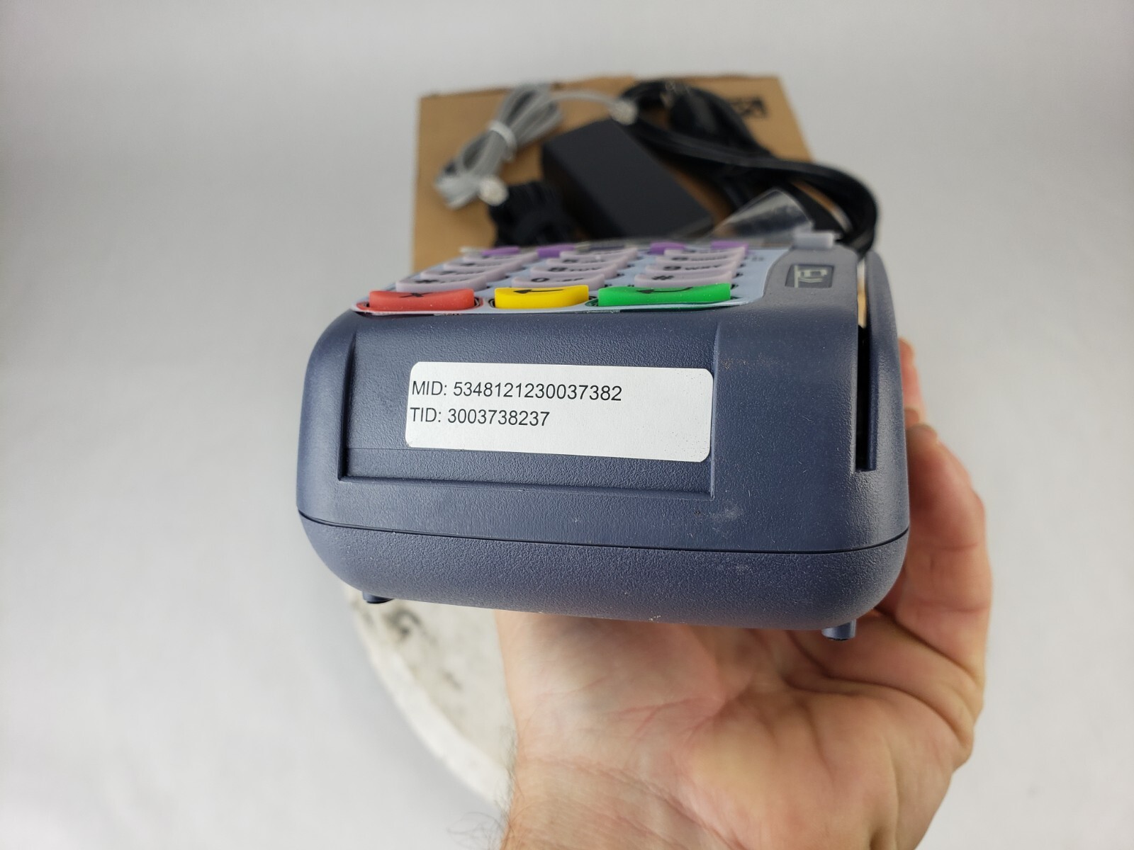 Verifone Omni 3740 Credit Card Reader – Terminal POS Swipe Power Cord