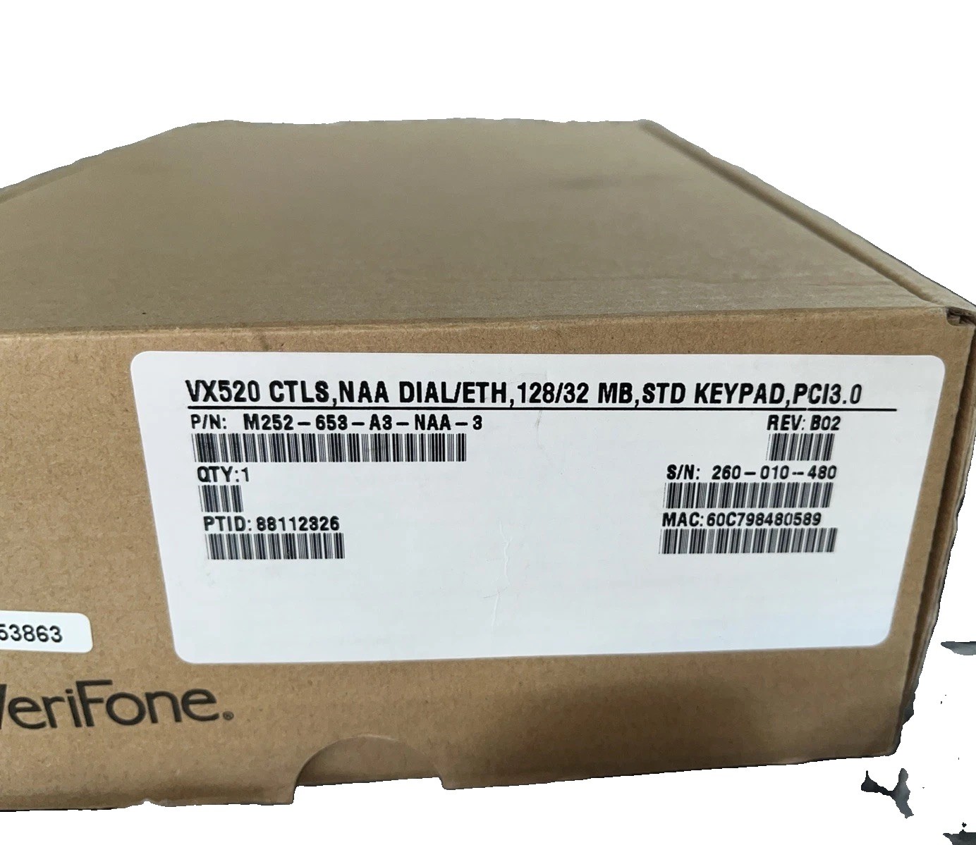 VeriFone VX820 192MB Keypad Payment Terminal VX520 LOT *NEW*