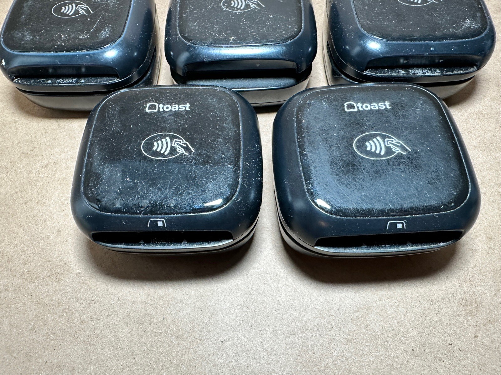 Lot of 5 Toast Tap TD200 Credit Card Terminal For Toast Flex POS | FOR PARTS