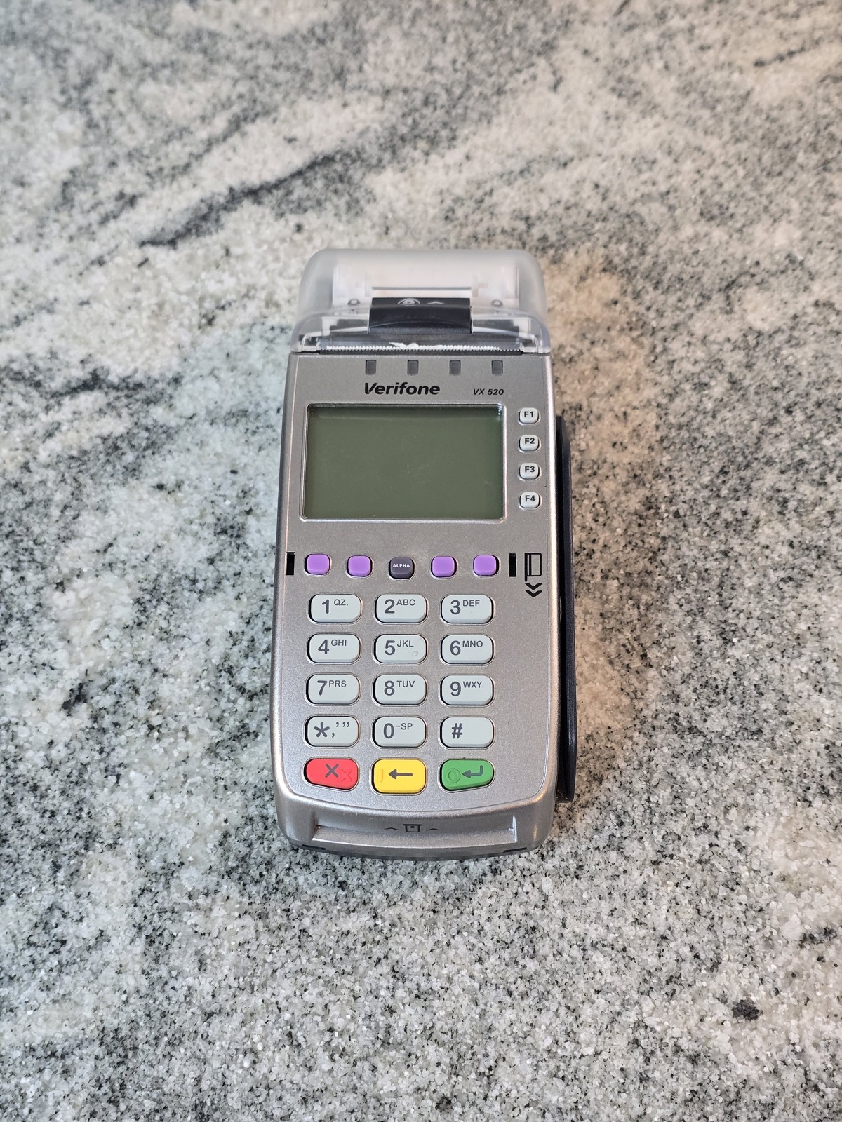 Verifone VX520 CTLS Credit Card Terminal POS VX520 DIAL/ETH/CTLS NO BACK