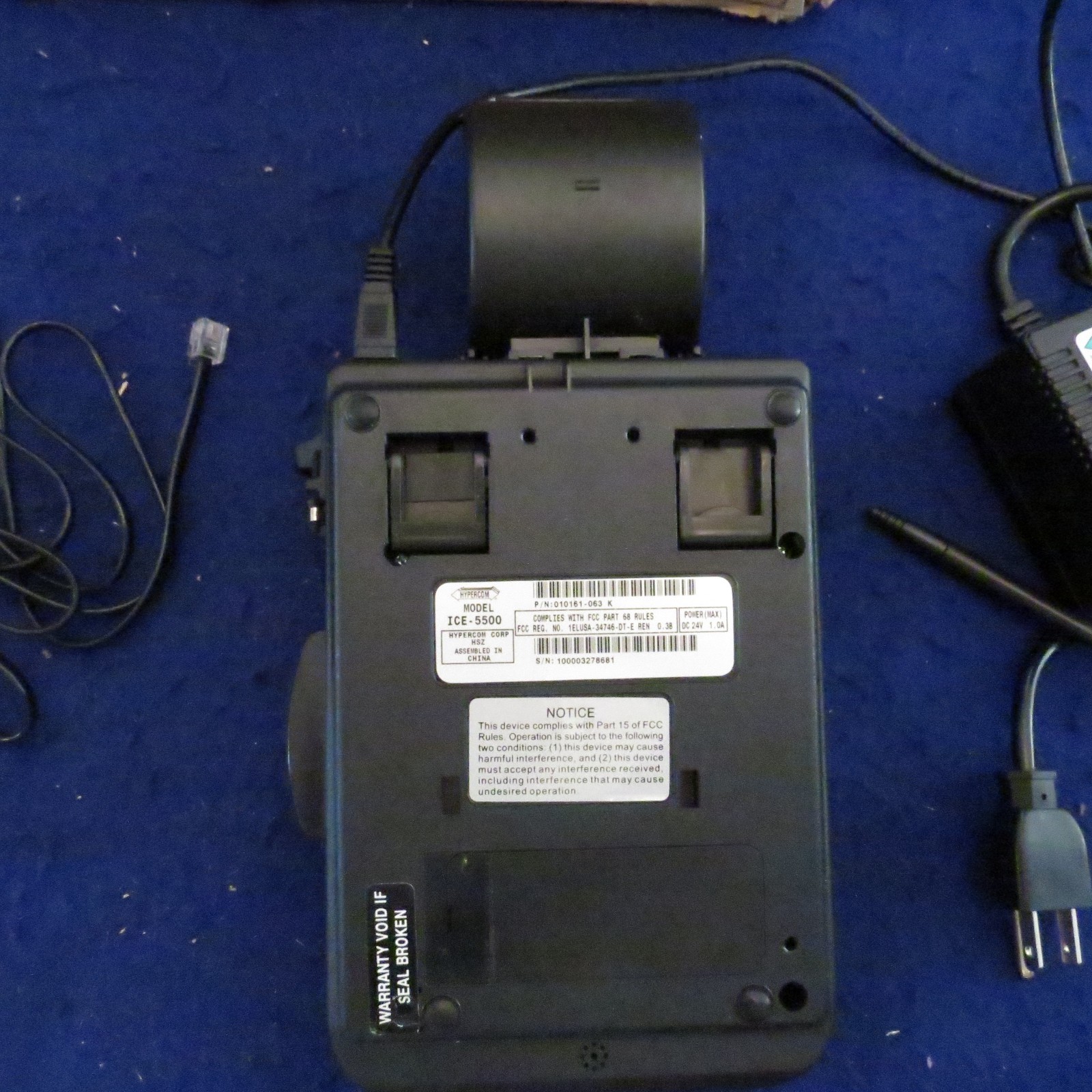 Hypercom ICE 5500 Interactive Card Payment System SEE PICS