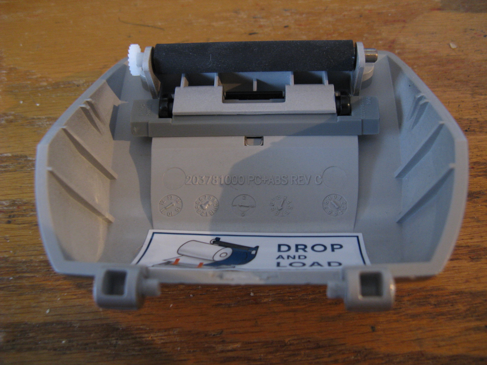 First Data FD130 / FD130DUO FD150 Paper Cover w/ ROLLER assembly