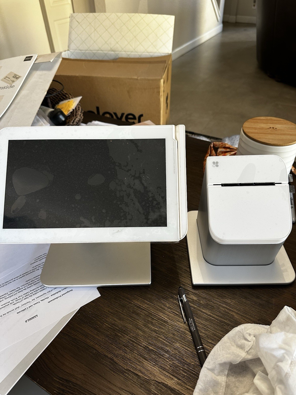 Clover Station Duo Kit (Printer P500 + DISPLAY S503 + Terminal C503 + Adapter)