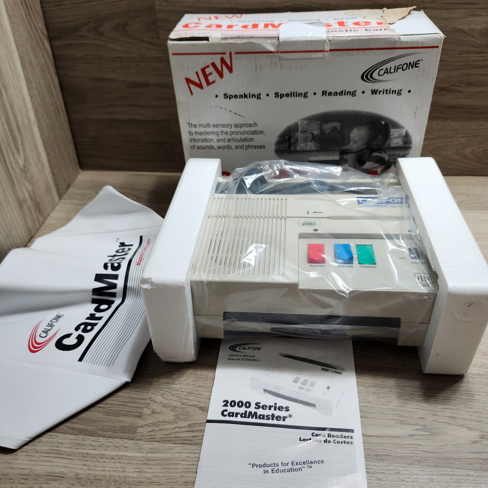 Califone Cardmaster Magnetic Card Reader Series 2000/ model 2010 NIB