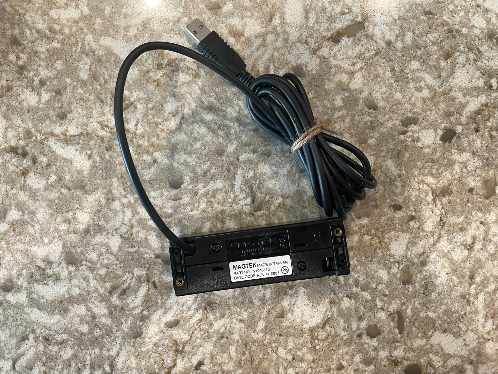 MagTek 21040110 USB Mini Magnetic Credit Card Swipe Reader