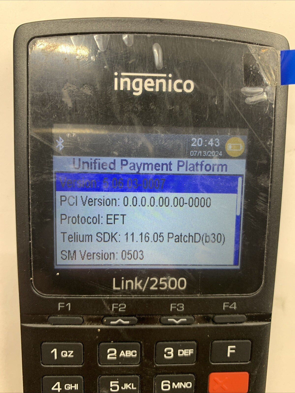 Ingenico Link 2500 Payment Card Reader Terminal Sold As Is