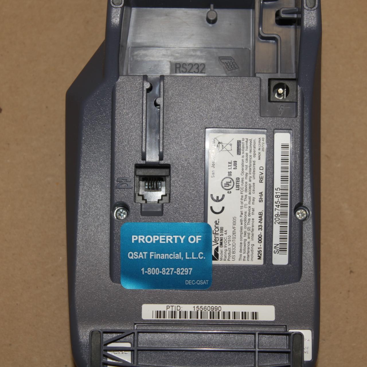 VeriFone VX510 POS Credit Card Reader Terminal
