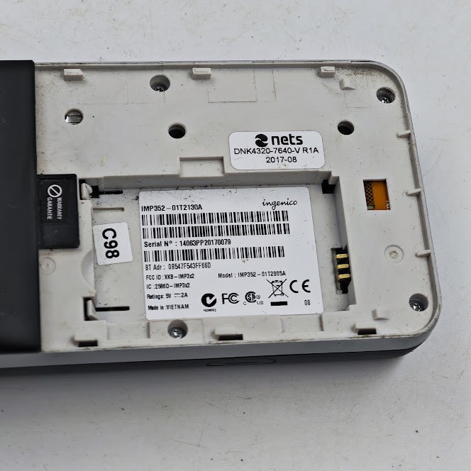 Ingenico iSMP Card Reader – Untested, Signs of Use, No Packaging