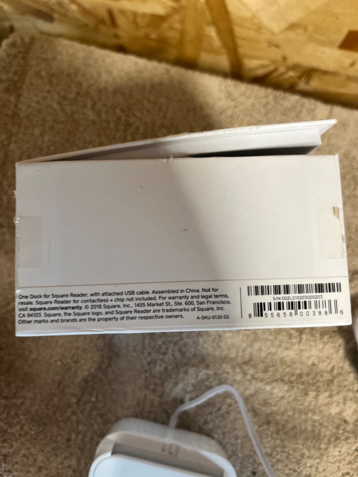 Square A-SKU-0792 Credit Card Reader for Contactless and Chip Machine 2nd Gen.